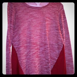 Lucky Brand Knit Sheer Top